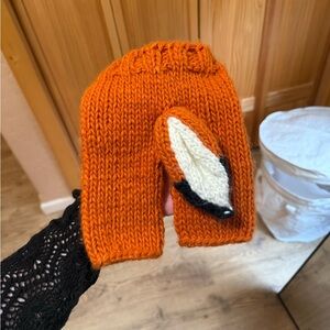 The Blueberry Hill Baby Fox Pants Knit With Tail 0-3 Months Newborn Costume